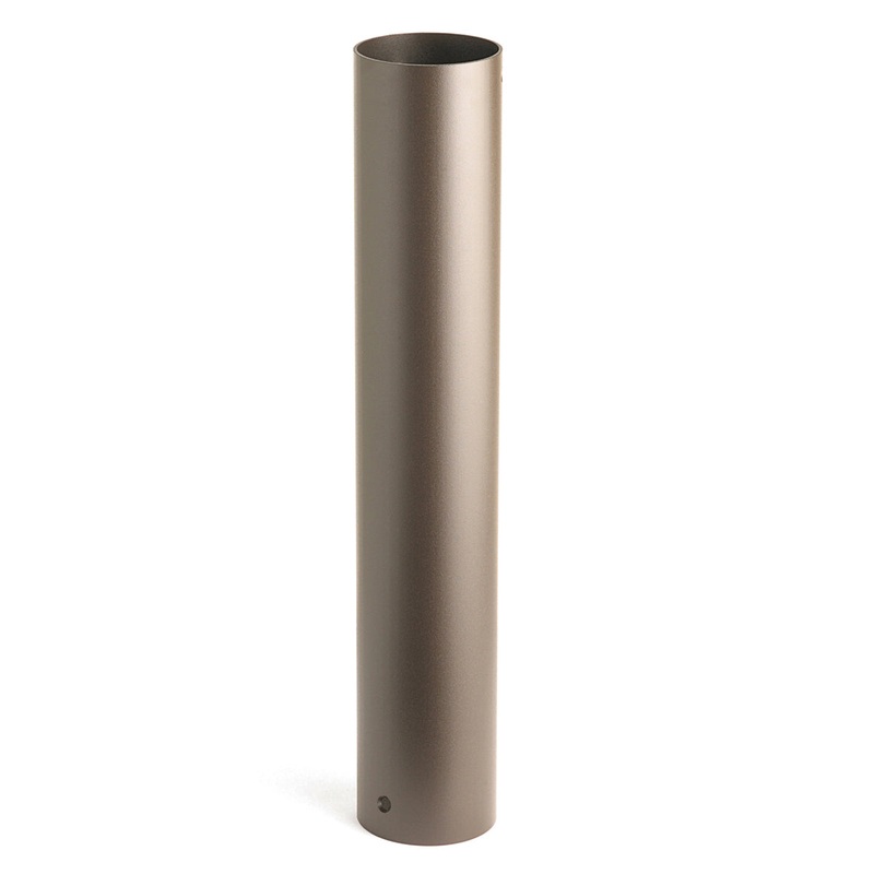 Kichler 15666AZT Accessory Bollard Kit 24 in, Textured Architectural Bronze (Discontinued)