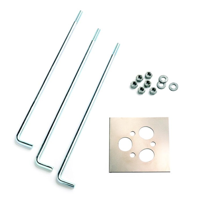 Kichler 15671ST Accessory Bollard Mount Kit, Steel