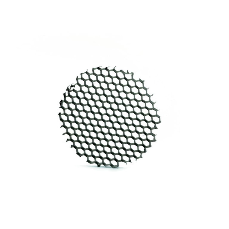 Kichler 15679BK Accessory Hexcell Louver, Black Material (Not Painted)