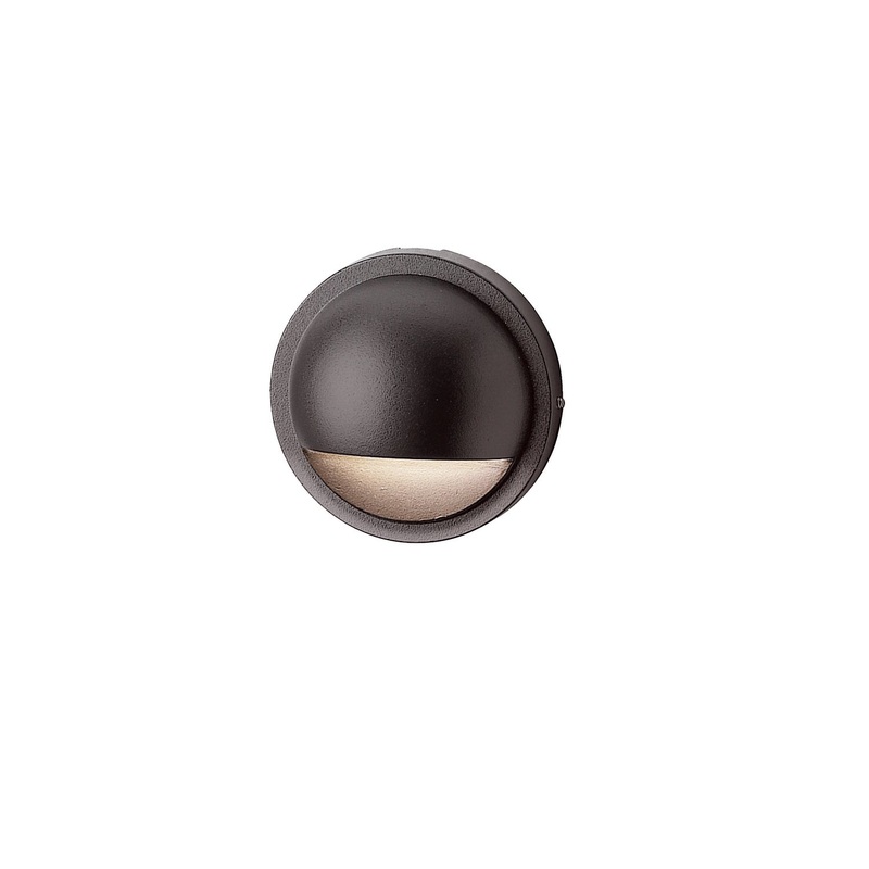 Kichler 15764AZT30R LED Deck Light, Textured Architectural Bronze