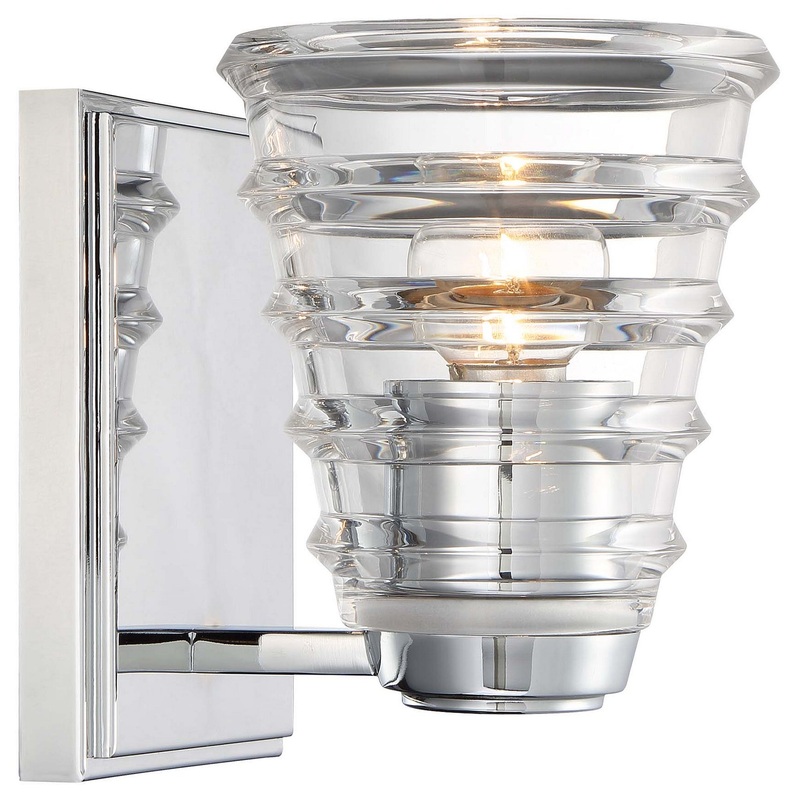 George Kovacs P1291-077 Arctic One Light Bath, Chrome