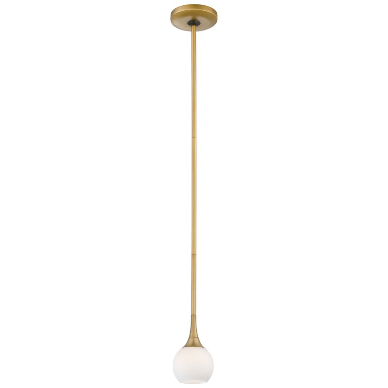 George Kovacs P1801-248 Pontil One Light Mini Pendant, Honey Gold