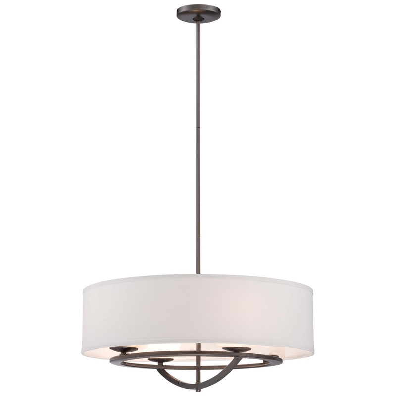 George Kovacs P1814-172 Circuit Four Light Pendant, Smoked Iron