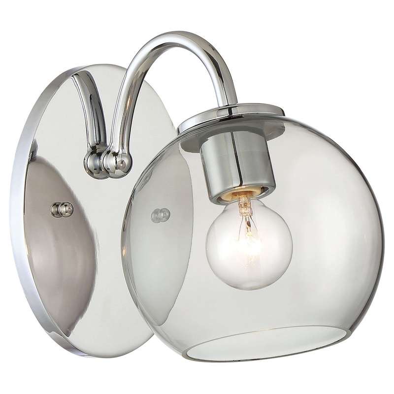 George Kovacs P1841-077 Exposed One Light Bath, Chrome