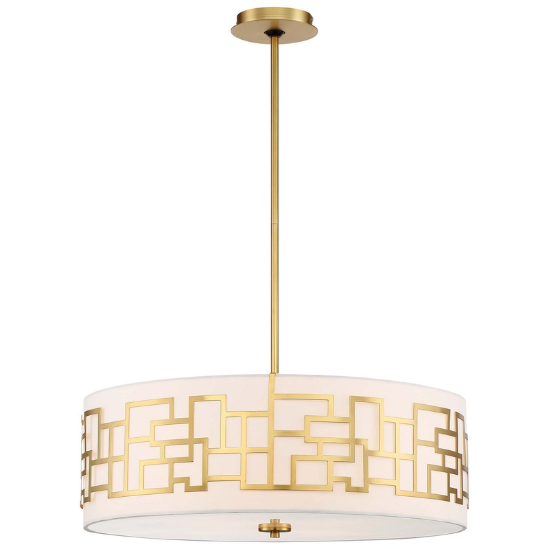George Kovacs P197-248 Alecia's Necklace Four Light Pendant, Honey Gold