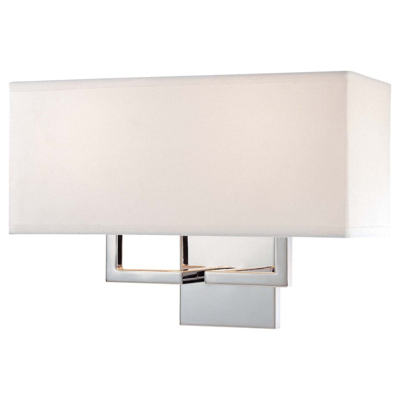 George Kovacs P472-077 George Kovacs Two Light Wall Sconce, Chrome