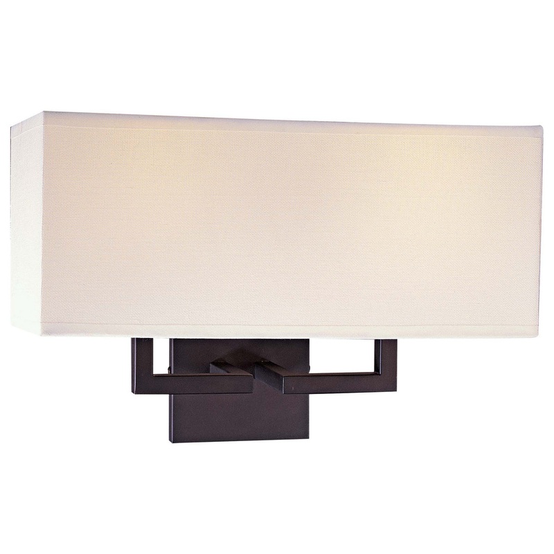 George Kovacs P472-617 George Kovacs Two Light Wall Sconce, Bronze