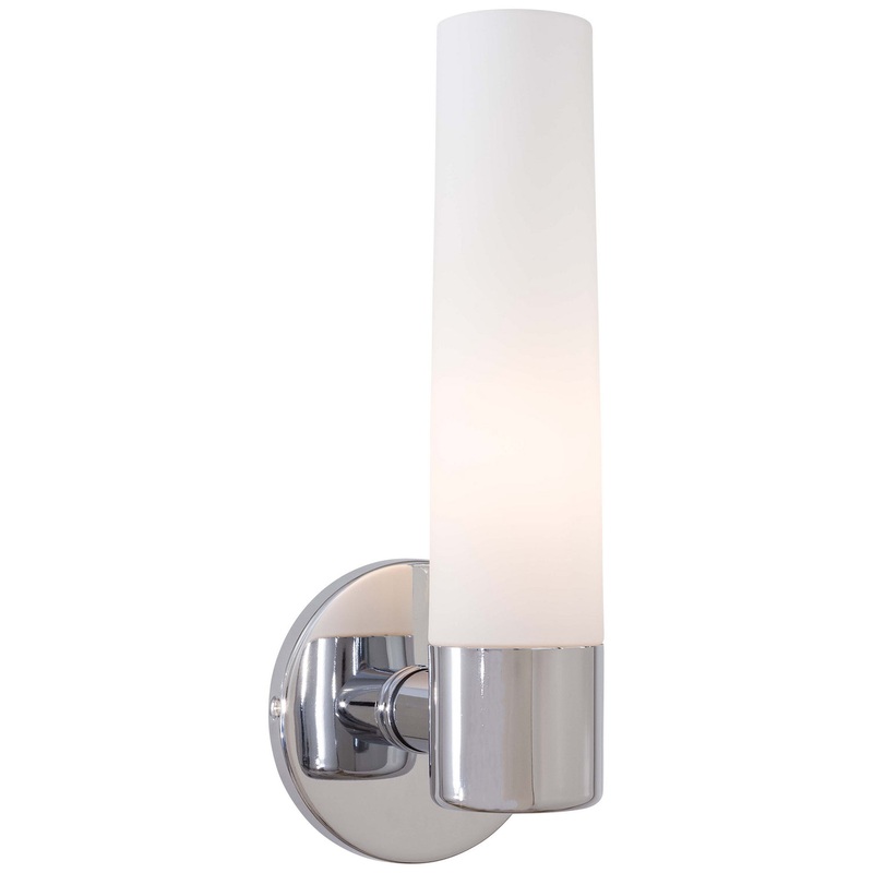 George Kovacs P5041-077 Saber One Light Wall Sconce, Chrome