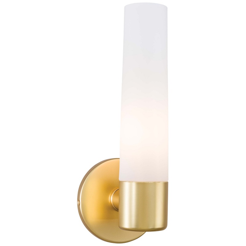 George Kovacs P5041-248 Saber One Light Wall Sconce, Honey Gold