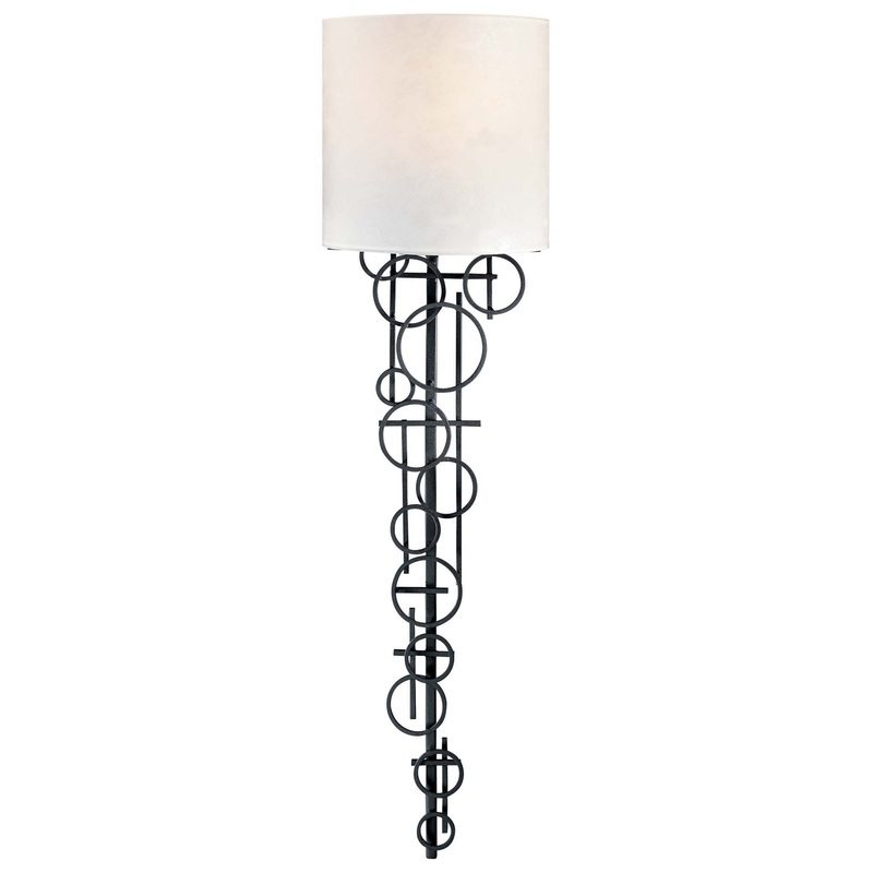 George Kovacs P5130-066 George Kovacs One Light Wall Sconce, Coal