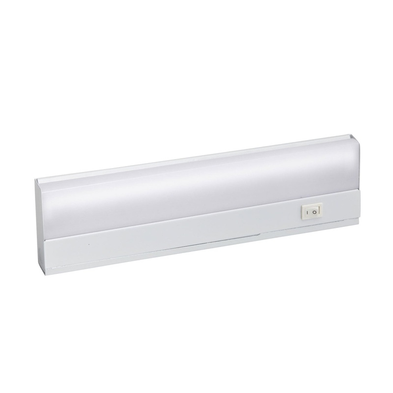Kichler 10041WH Direct Wire Fluorescent One Light Under Cabinet, White (Discontinued)