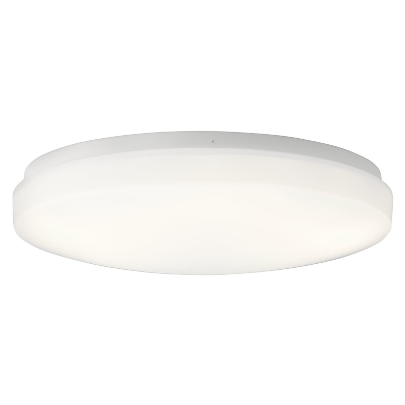 Kichler 10768WHLED Ceiling Space LED Flush Mount, White