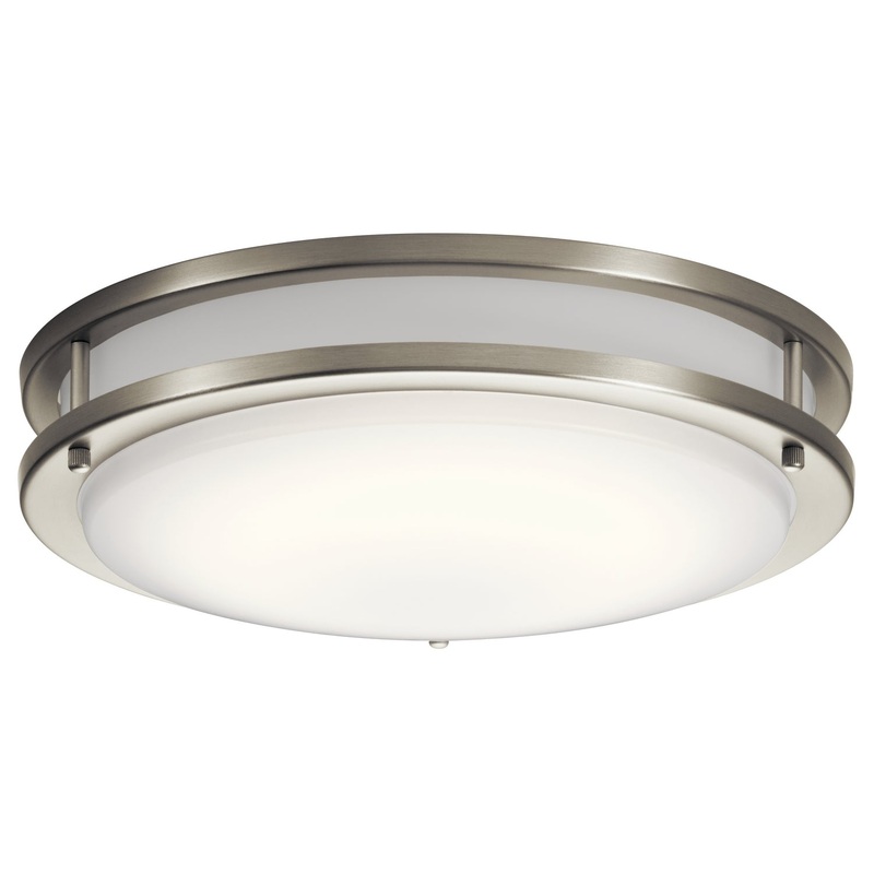 Kichler 10769NILED Avon LED Flush Mount, Brushed Nickel