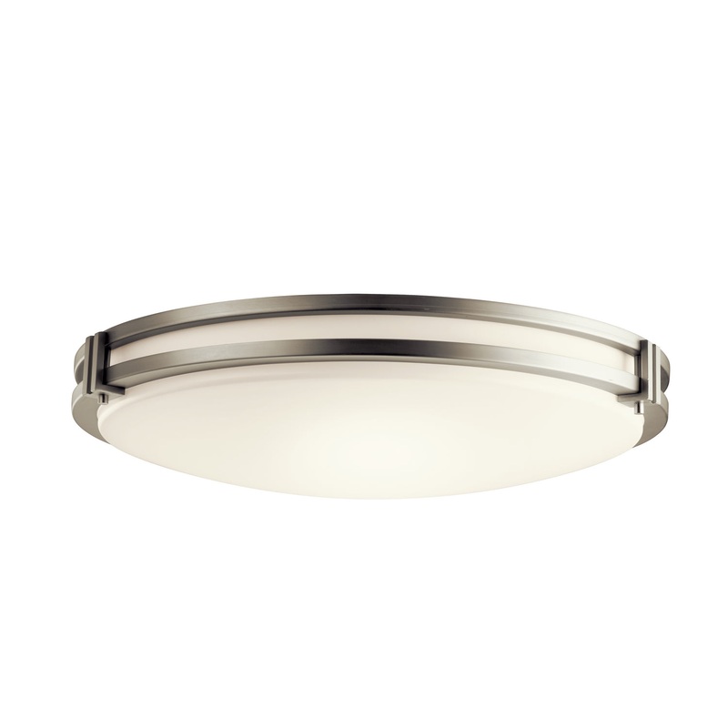 Kichler 10788NILED Avon LED Flush Mount, Brushed Nickel