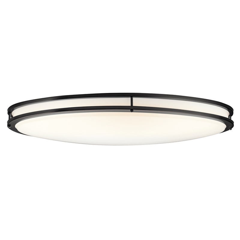 Kichler 10789OZLED Avon LED Flush Mount, Olde Bronze