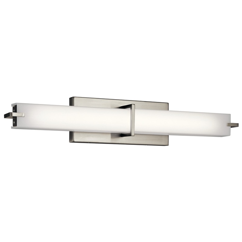 Kichler 11146NILED LED Linear Bath, Brushed Nickel