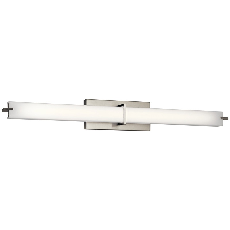 Kichler 11147NILED LED Linear Bath, Brushed Nickel