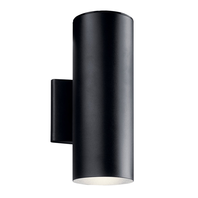 Kichler 11310BKTLED LED Outdoor Wall Mount, Textured Black