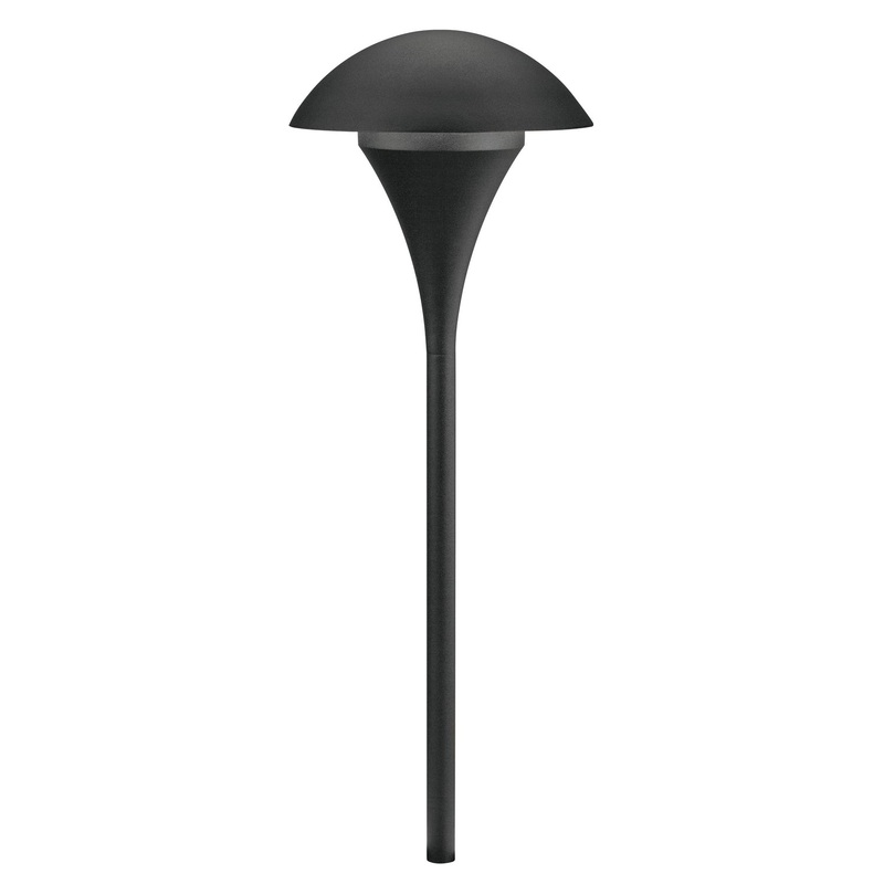 Kichler 15236BKT Eclipse One Light Path & Spread, Textured Black