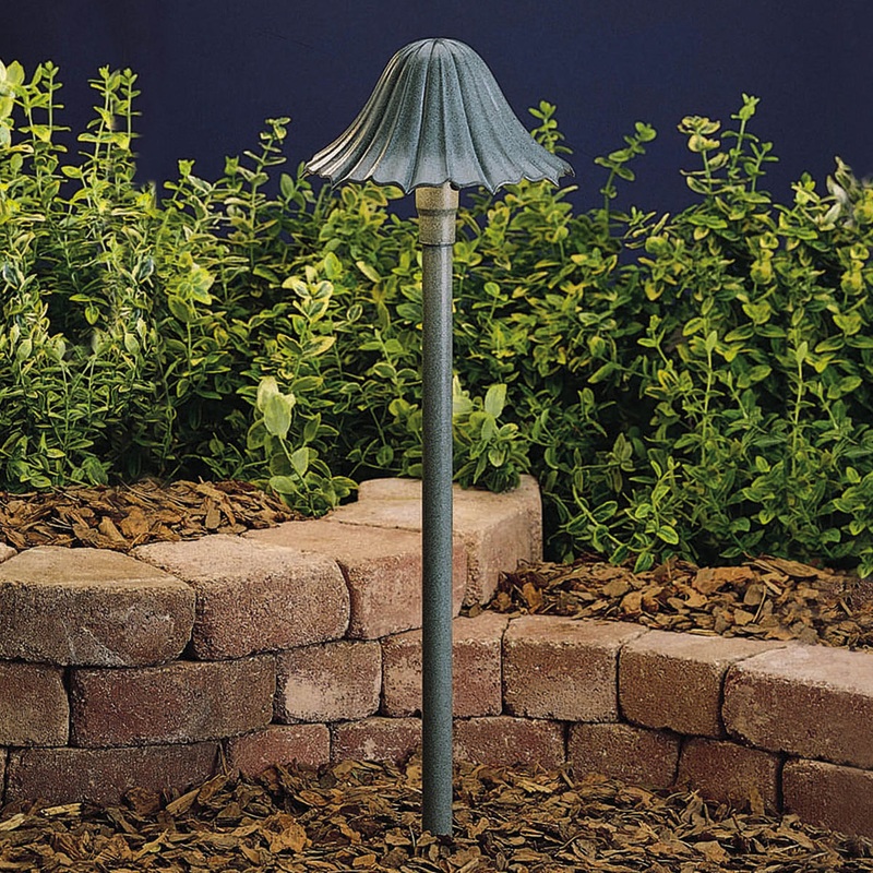 Kichler 15314MST One Light Path & Spread, Textured Midnight Spruce (Discontinued)