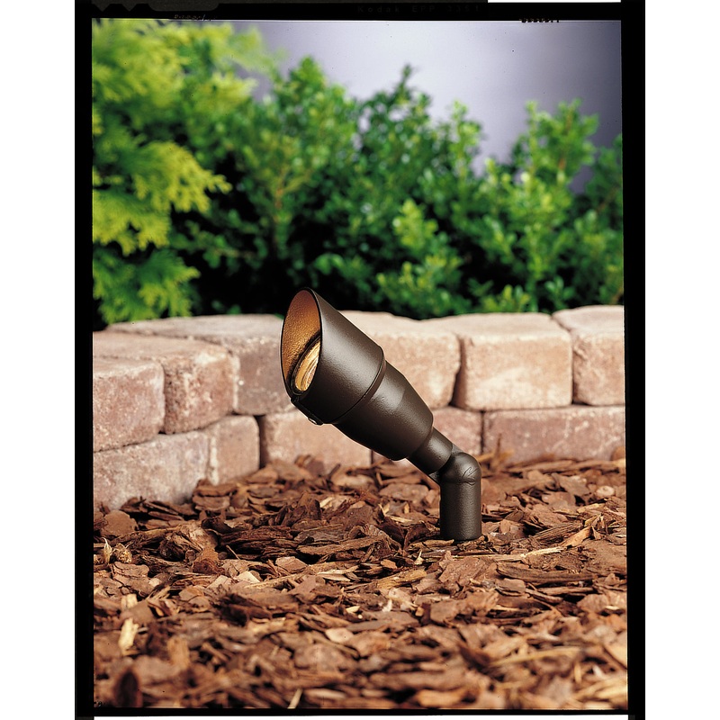 Kichler 15374AZT One Light Landscape Accent, Textured Architectural Bronze