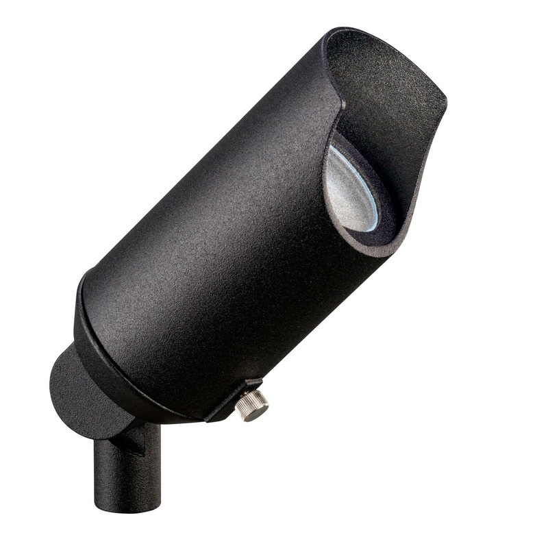 Kichler 15384BKT24 One Light Landscape Accent, Textured Black