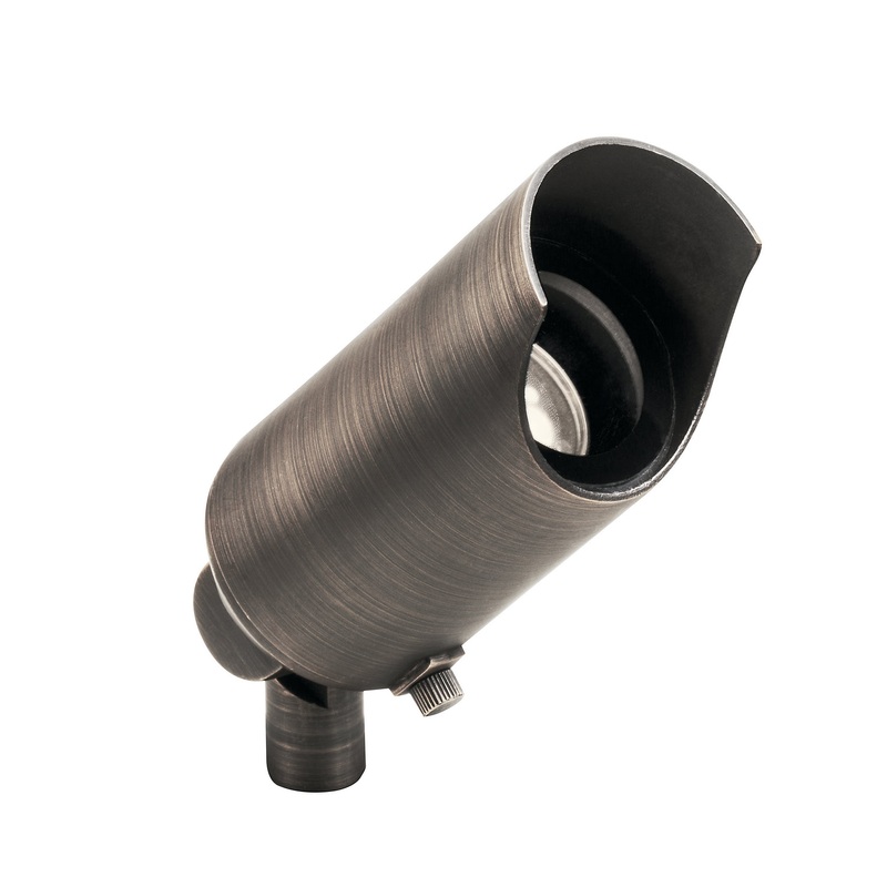 Kichler 15384CBR One Light Accent Light, Centennial Brass