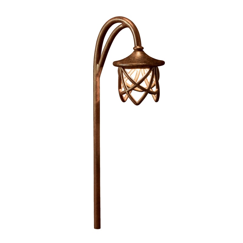 Kichler 15429TZT Cathedral One Light Path Light, Textured Tannery Bronze (Discontinued)