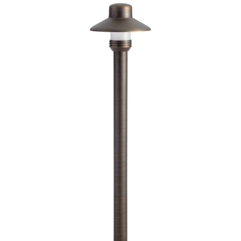 Kichler 15506CBR One Light Landscape Accent, Centennial Brass