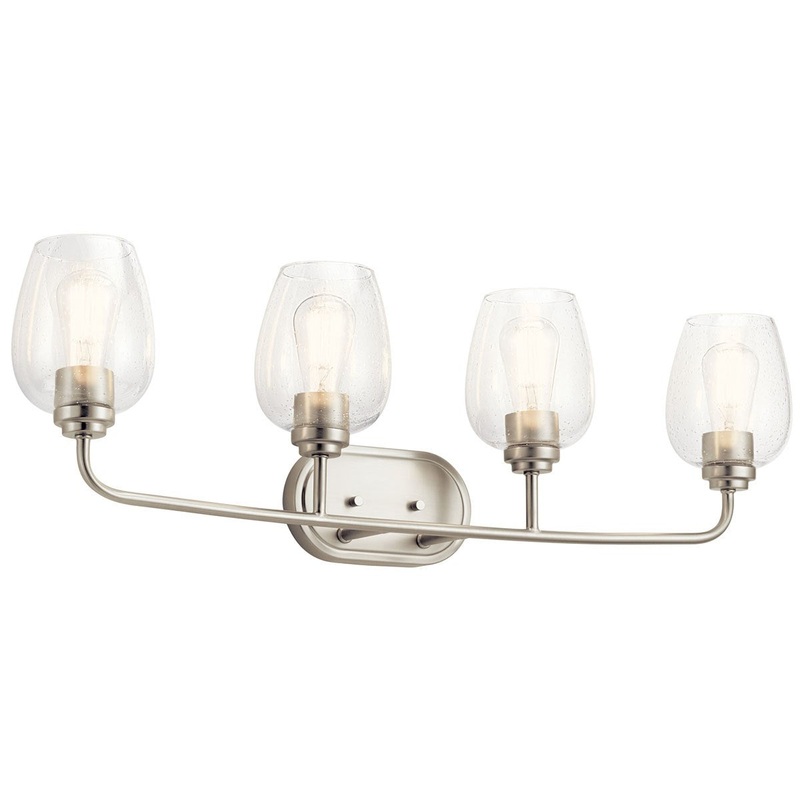 Kichler 45130NICS Valserrano Four Light Bath, Brushed Nickel