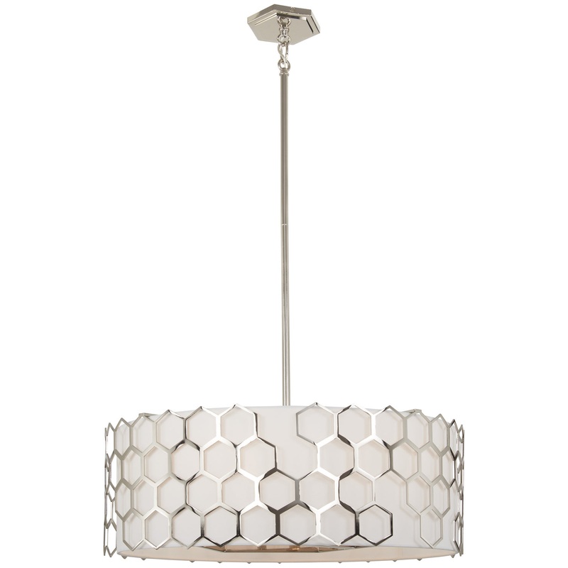 George Kovacs P1896-613 Missing Link Six Light Pendant, Polished Nickel