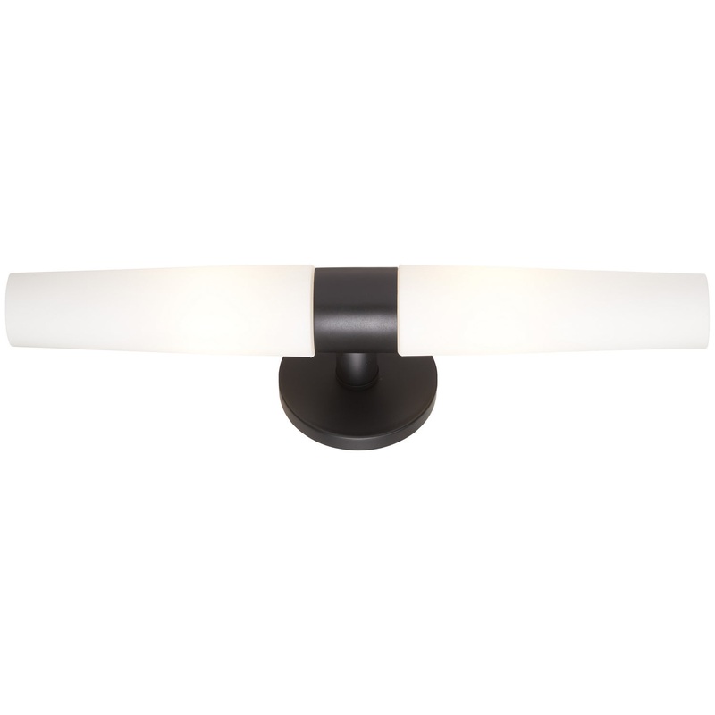 George Kovacs P5042-66A Saber Two Light Wall Sconce, Coal