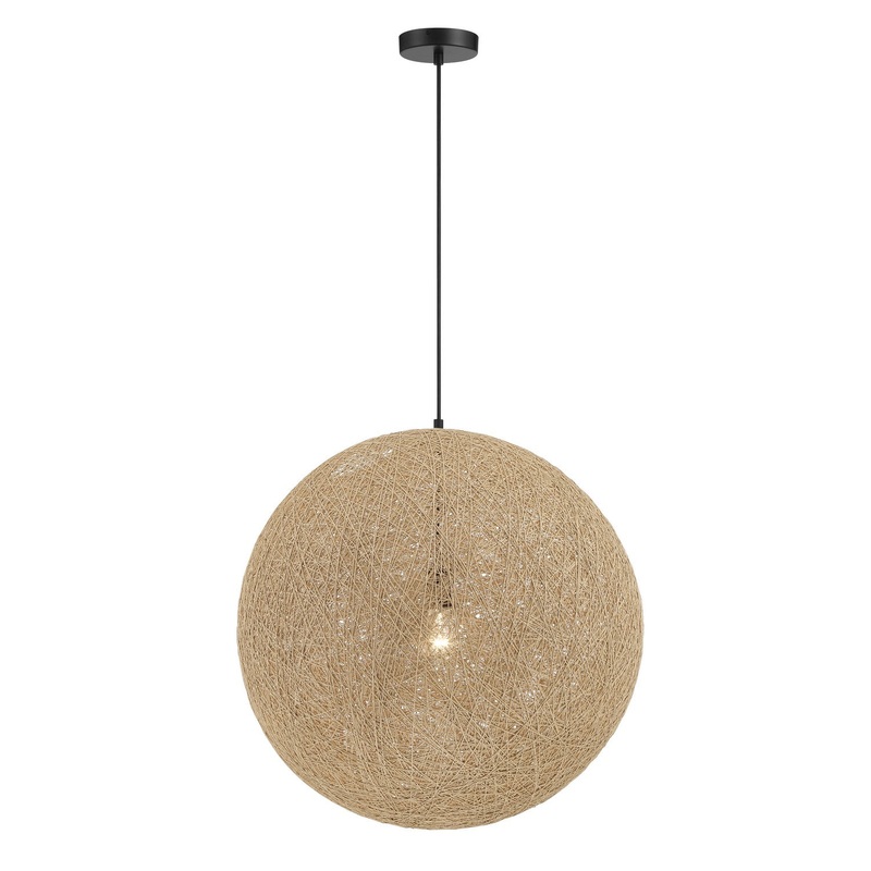 George Kovacs P5571-66A Entwined One Light Pendant, Coal