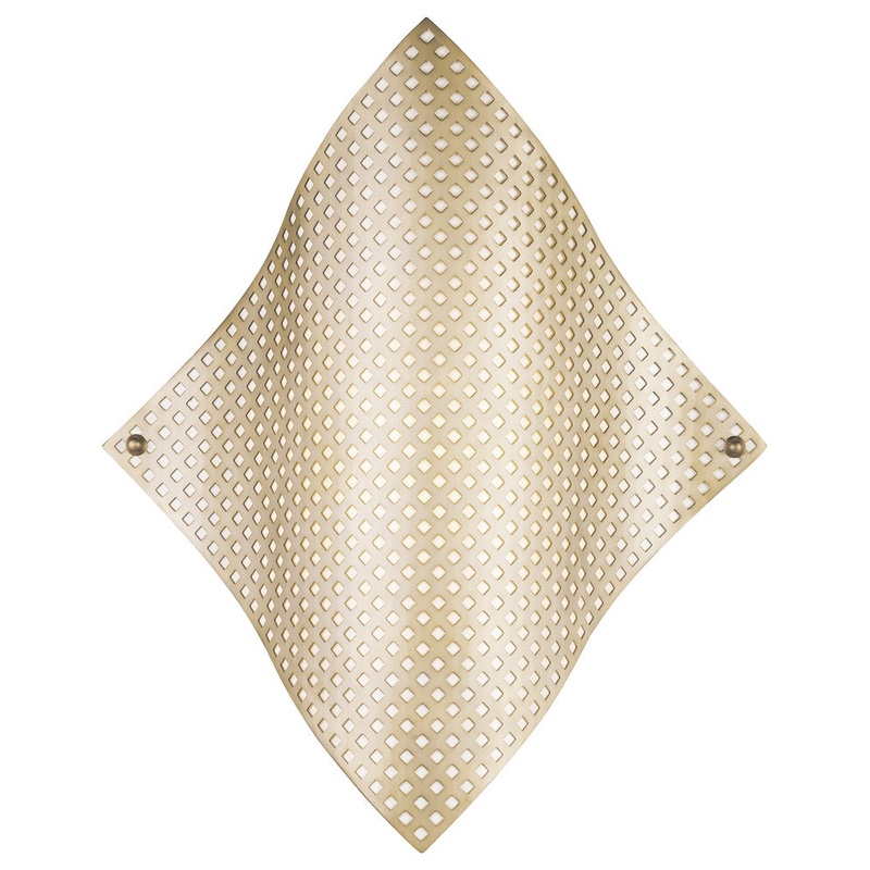 George Kovacs P5770-695 Grid One Light Wall Sconce, Sable Bronze Patina