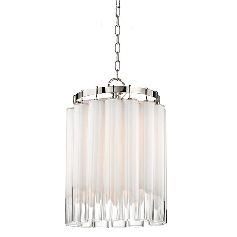 Hudson Valley 8915-PN Tyrell Four Light Pendant, Polished Nickel