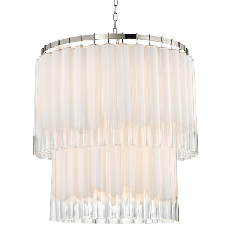 Hudson Valley 8932-PN Tyrell 13 Light Pendant, Polished Nickel