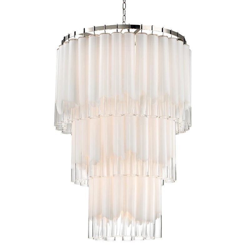 Hudson Valley 8933-PN Tyrell 16 Light Pendant, Polished Nickel