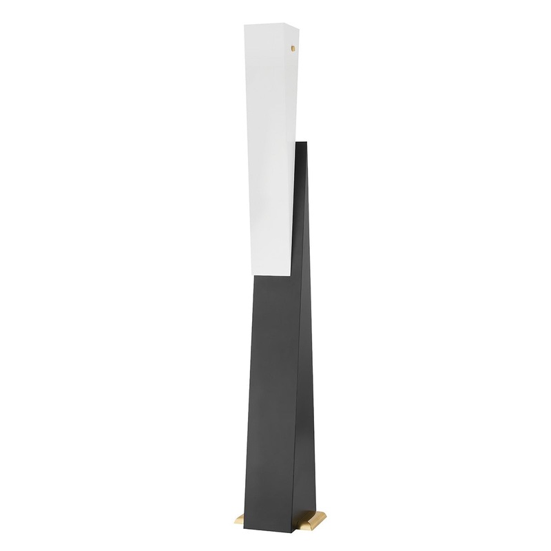Hudson Valley KBS1350401-AGB Ratio One Light Floor Lamp, Aged Brass (Discontinued)