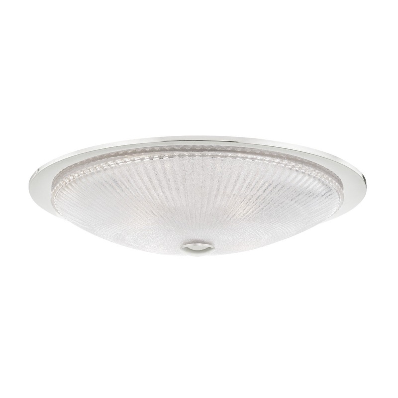 Hudson Valley 1123-PN Ossining Four Light Flush Mount, Polished Nickel (Discontinued)