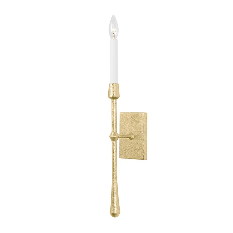 Hudson Valley 2221-VGL Hathaway One Light Wall Sconce, Vintage Gold Leaf