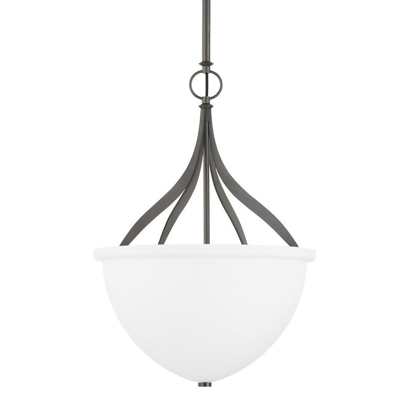 Hudson Valley 2817-DB Browne Three Light Pendant, Distressed Bronze (Discontinued)