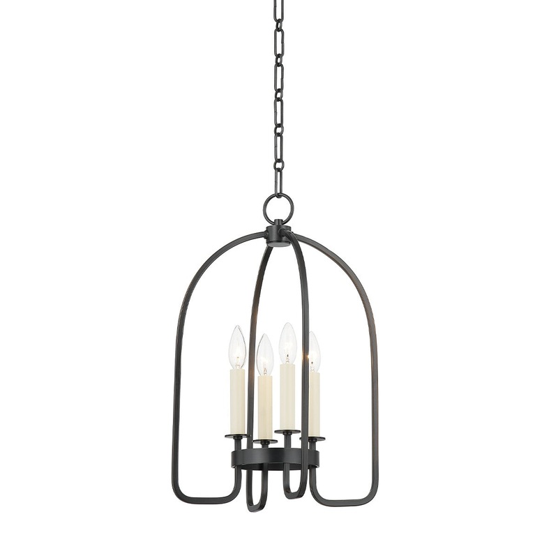 Hudson Valley 6314-OB Oakville Four Light Lantern, Old Bronze
