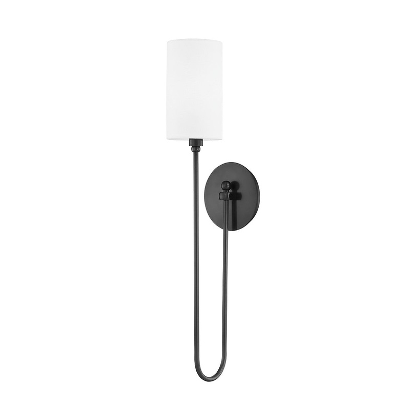 Hudson Valley 6800-OB Harlem One Light Wall Sconce, Old Bronze