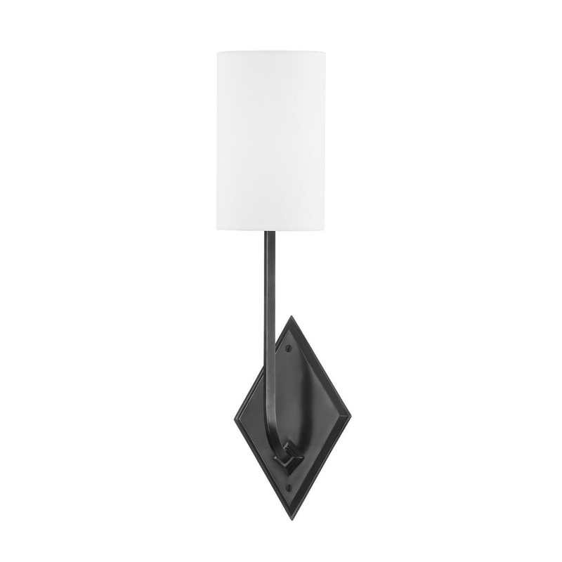 Hudson Valley 7061-OB Eastern Point One Light Wall Sconce, Old Bronze (Discontinued)