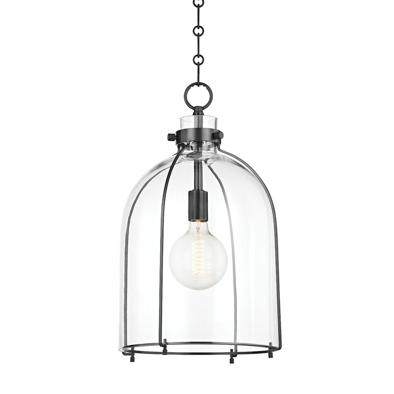 Hudson Valley 7306-OB Eldridge One Light Pendant, Old Bronze