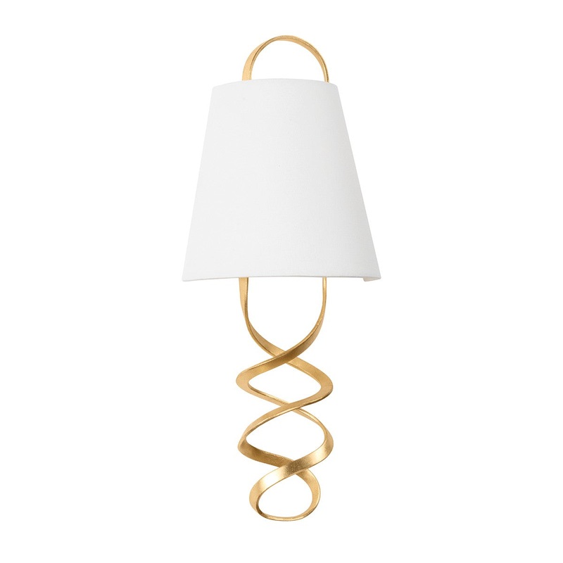 Hudson Valley 7322-VGL Dota Two Light Wall Sconce, Vintage Gold Leaf