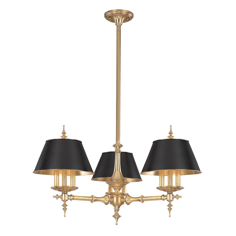 Hudson Valley 9523-AGB Cheshire Nine Light Chandelier, Aged Brass