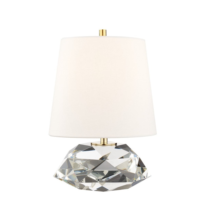 Hudson Valley L1035-AGB Henley One Light Table Lamp, Aged Brass