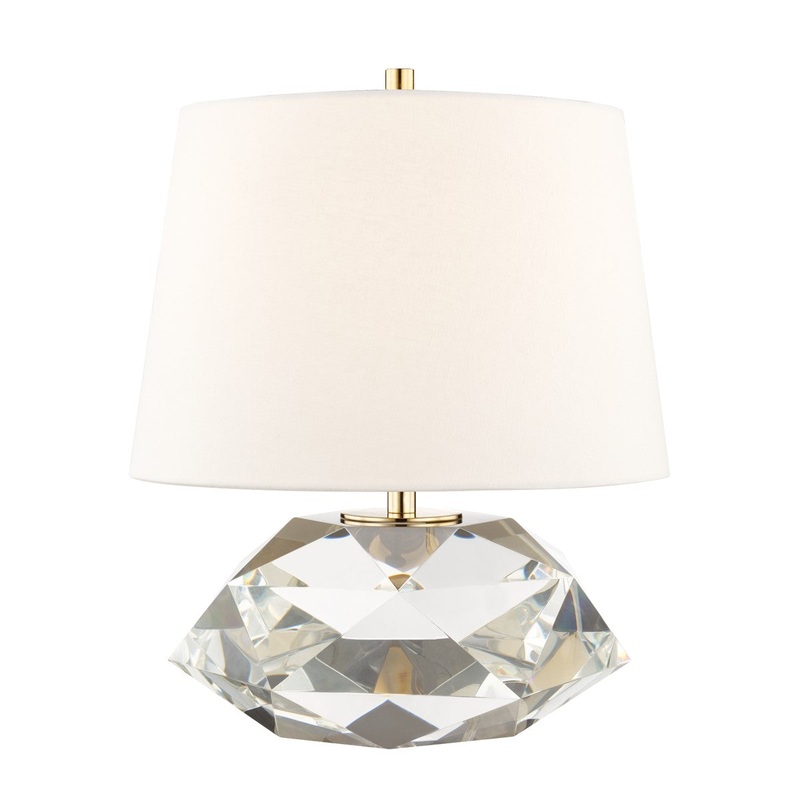 Hudson Valley L1038-AGB Henley One Light Table Lamp, Aged Brass