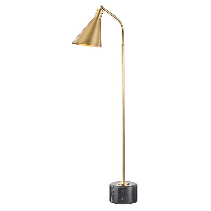 Hudson Valley L1346-AGB Stanton One Light Floor Lamp, Aged Brass